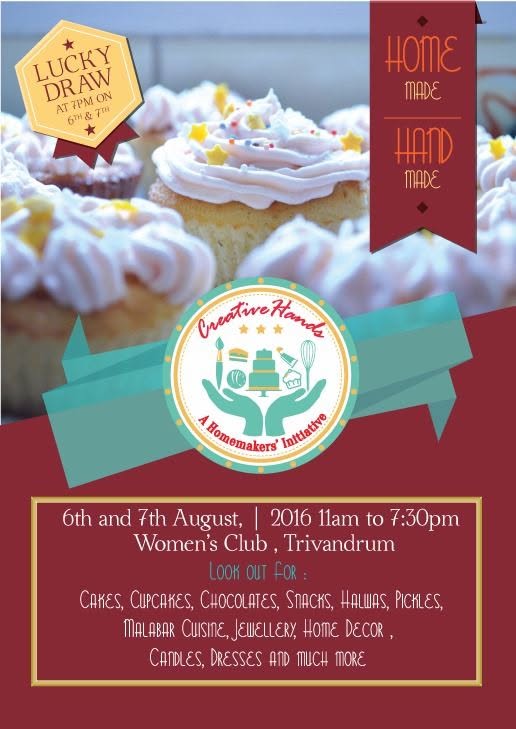 Creative Hands event invitation